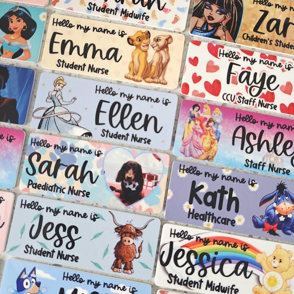 Nurse Name Badge, Midwife Name Badge, Student Nurse Name Badge, Student Midwife Name Badge, Doctor Name Badge, Student Nurse Gift