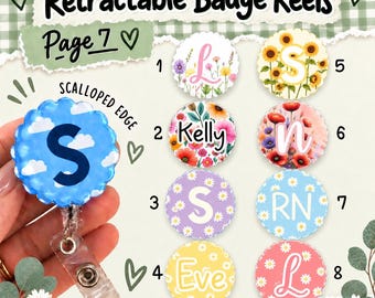 Personalised Retractable Badge Reel, Nurse ID Badge Reel, Cute Student Nurse Name Reel, Clip Student Midwife Placement, Midwifery ID Card