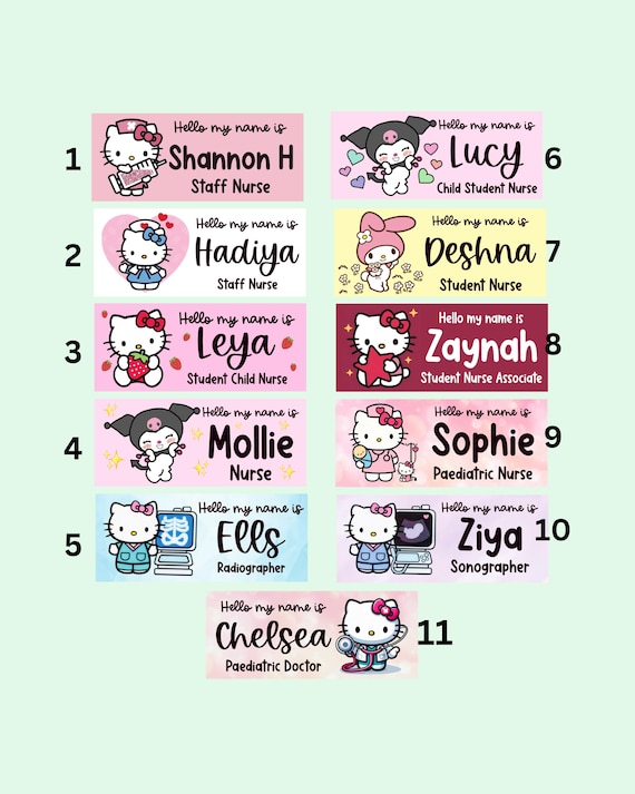 Nurse Name Badge, Midwife Name Badge, Student Nurse Name Badge, Student Midwife Name Badge, Doctor Name Badge, Student Nurse Gift