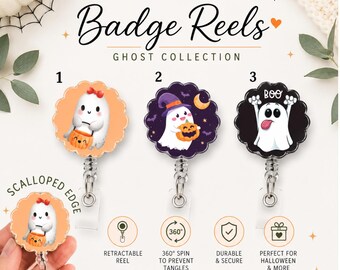 Halloween Badge Reels, Character Reels, Retractable Reel For Nurse, Midwife, Student Nurse, Doctor, Healthcare Badge, Badge for Nurse Gift