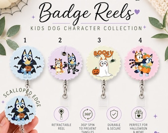 Halloween Badge Reels, Character Reels, Retractable Reel For Nurse, Midwife, Student Nurse, Doctor, Healthcare Badge, Badge for Nurse Gift