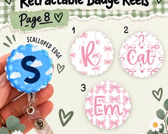 Personalised Retractable Badge Reel, Nurse ID Badge Reel, Cute Student Nurse Name Reel, Clip Student Midwife Placement, Midwifery ID Card