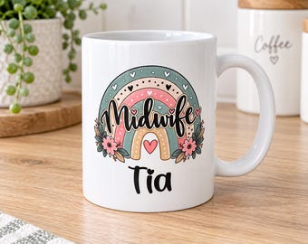 Midwife Gift - swear word humour, midwide affirmation gift, Midwifery gift idea, midwife coffee cup dark humour gift, midwifery mug
