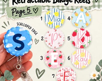 Personalised Retractable Badge Reel, Nurse ID Badge Reel, Cute Student Nurse Name Reel, Clip Student Midwife Placement, Midwifery ID Card