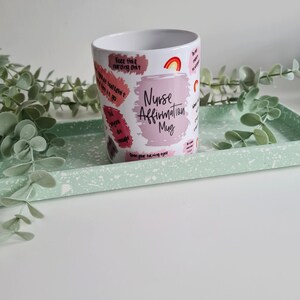 Taza de café con afirmaciones divertidas para enfermeras - Regalo de humor negro imagen 7