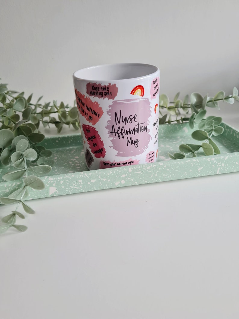 Taza de café con afirmaciones divertidas para enfermeras - Regalo de humor negro imagen 7