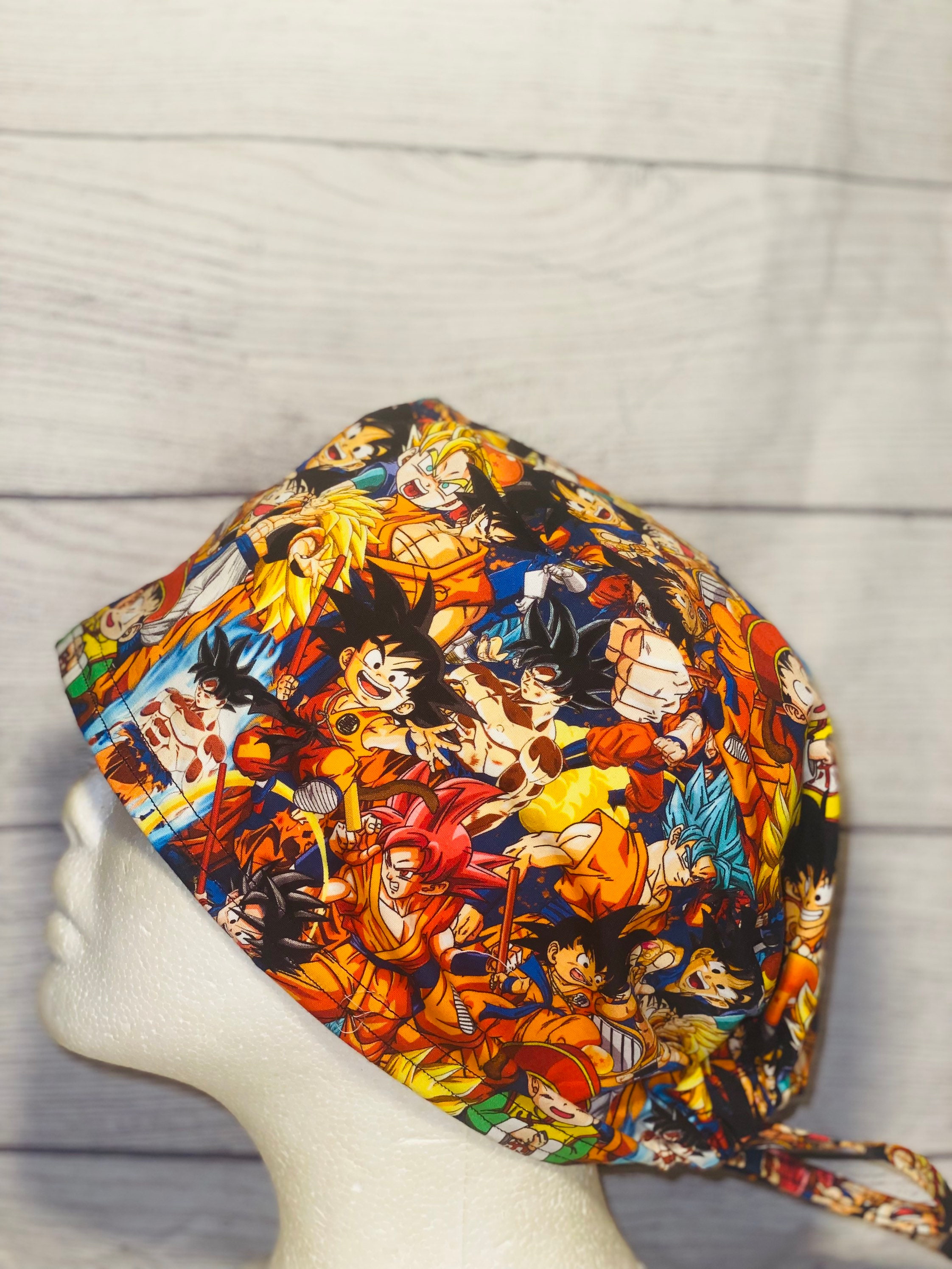 Dragon Ball Z Scrub Cap - Etsy