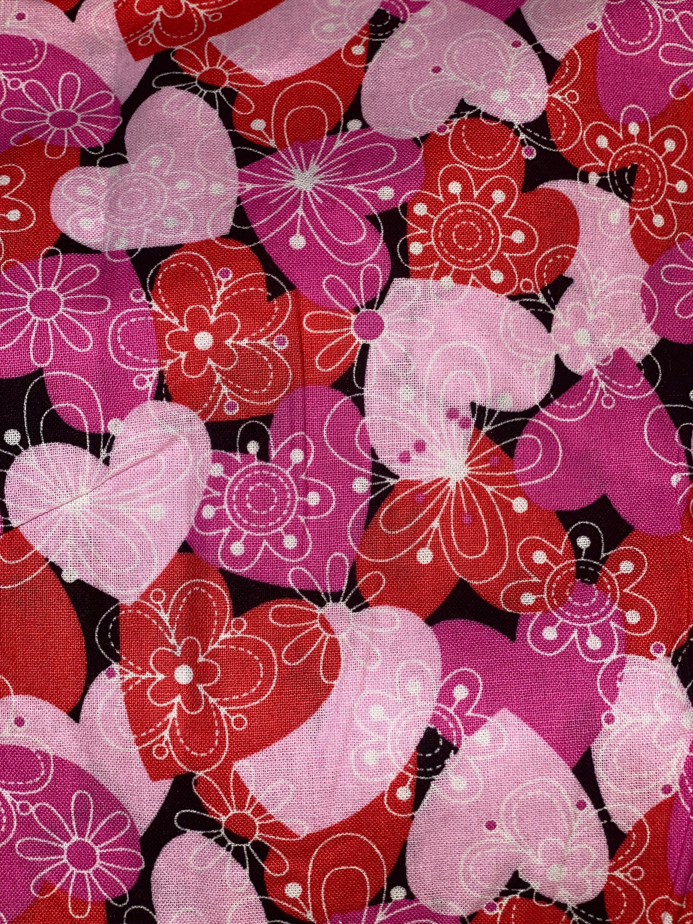 Valentines Day Scrub Cap/ Hearts Scrub 