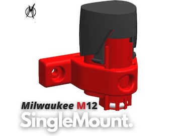 Soporte para batería Milwaukee M12: Organizador de taller/Exhibidor de herramientas