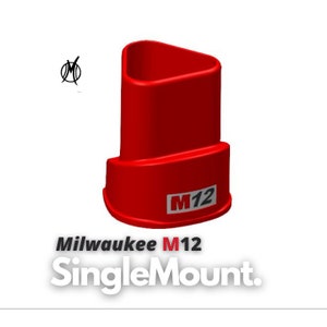 Milwaukee M12 Vertikale Werkzeughalterung, Halterung für M12-Werkzeug, Einzel-Werkzeughalterung für Milwaukee M12