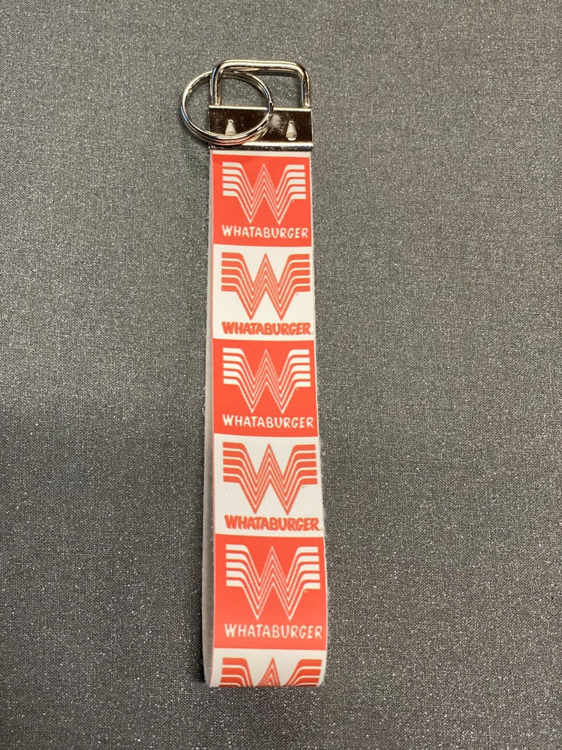 Whataburger Keychain Whataburger Keyfob Burger Lovers Etsy