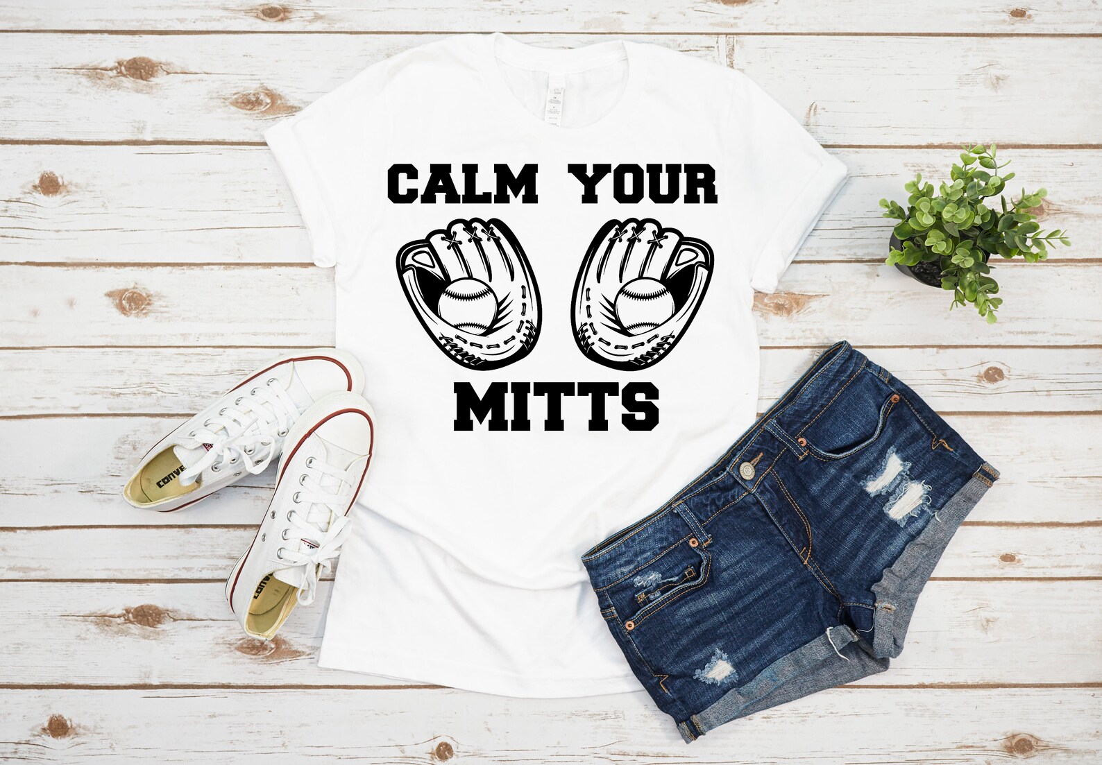 Calm Your Mitts Baseball Shirt Funny Baseball Shirt Etsy