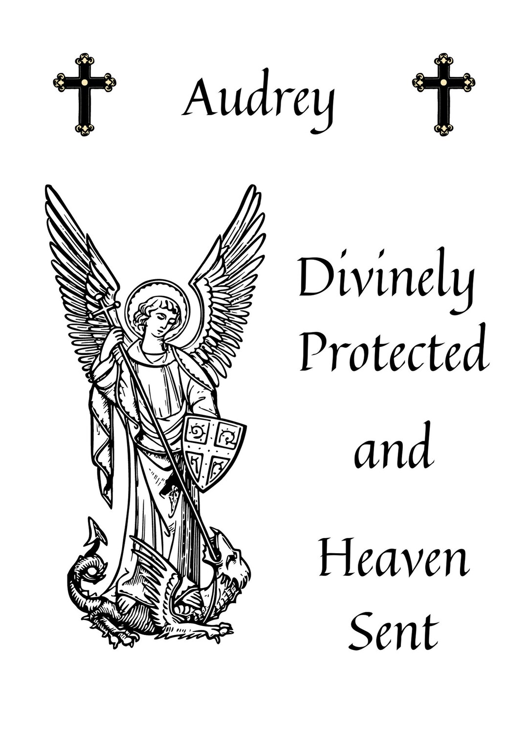 Personalized Guardian Angel Gift for Baby/toddler/child/teen/young