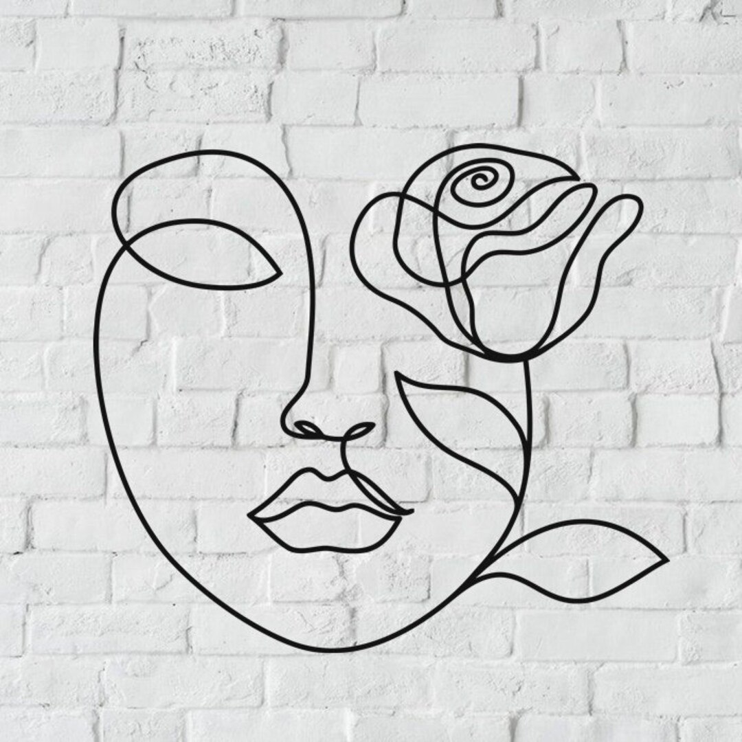 Line Art Svg, Face Svg, T-shirt Svg, Design Svg, Decor Svg, Decorative