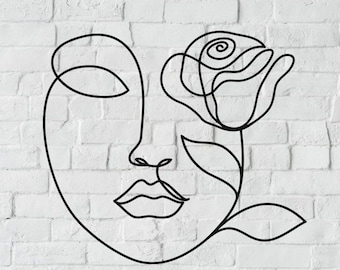 line art svg, face svg, t-shirt svg, design svg, decor svg, decorative svg, hoodie svg, rock svg, wishes svg, rose svg, beoutifull svg