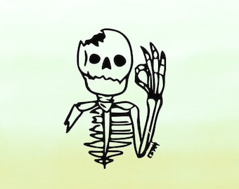 i am okay svg, halloween svg, okay svg, t-shirt svg, design svg, decor svg, decorative svg, hoodie svg, rock svg, skeleton svg