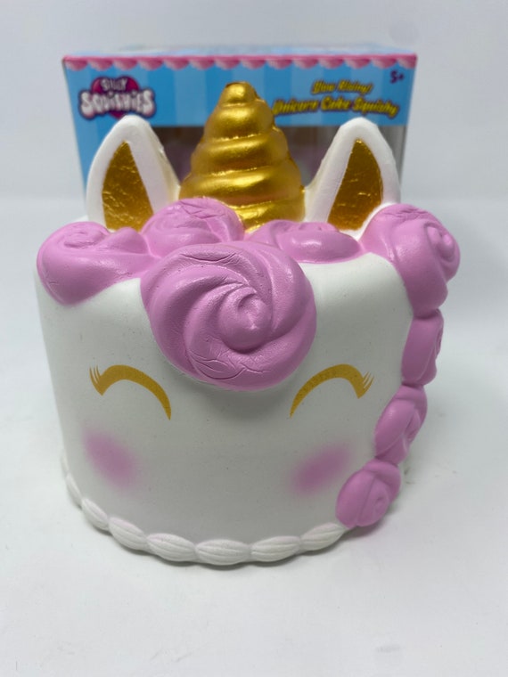 Auténtico tonto Squishies Frosted Fairy Tales Unicorn Cake - Etsy México