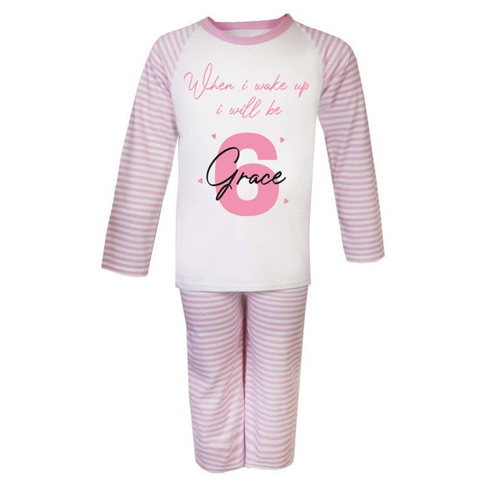 Happy Birthday Childrens Personalised Pjs Birthday pyjamas Etsy