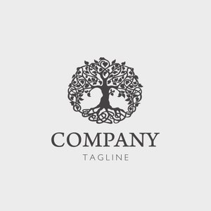 Personalized Tree Logo, Tree Logo, SVG, PDF, Tree Logo Vector, Logo Tree of Life, Premade Tree of Life Logo Design