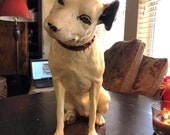 Vintage RCA Victor Phonograph Victrola Dog Statue - quot Nipper quot
