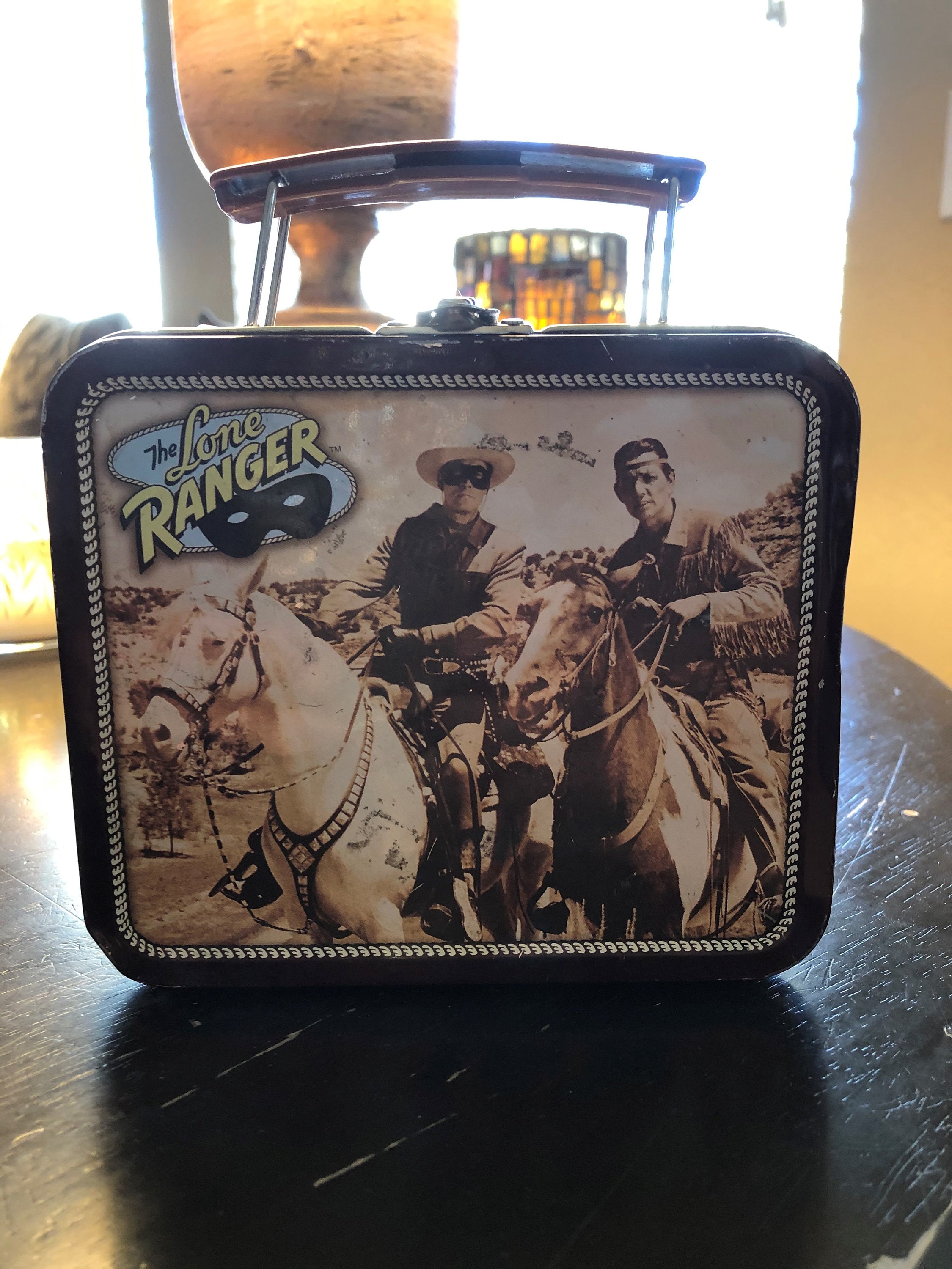 The Lone Ranger Mini Metal Lunch Box Etsy