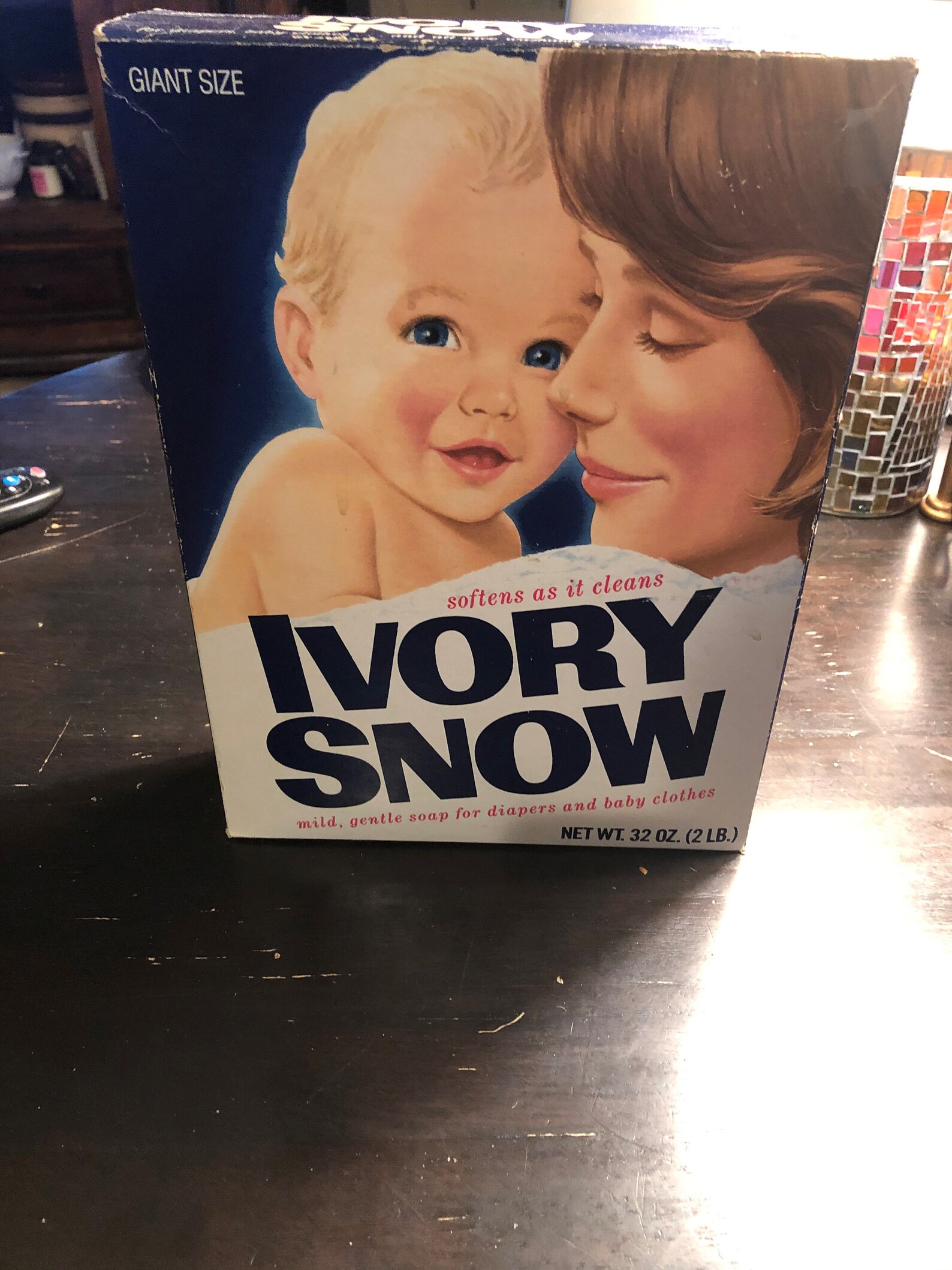 Vintage Ivory Snow Laundry Detergent 32 oz. Etsy