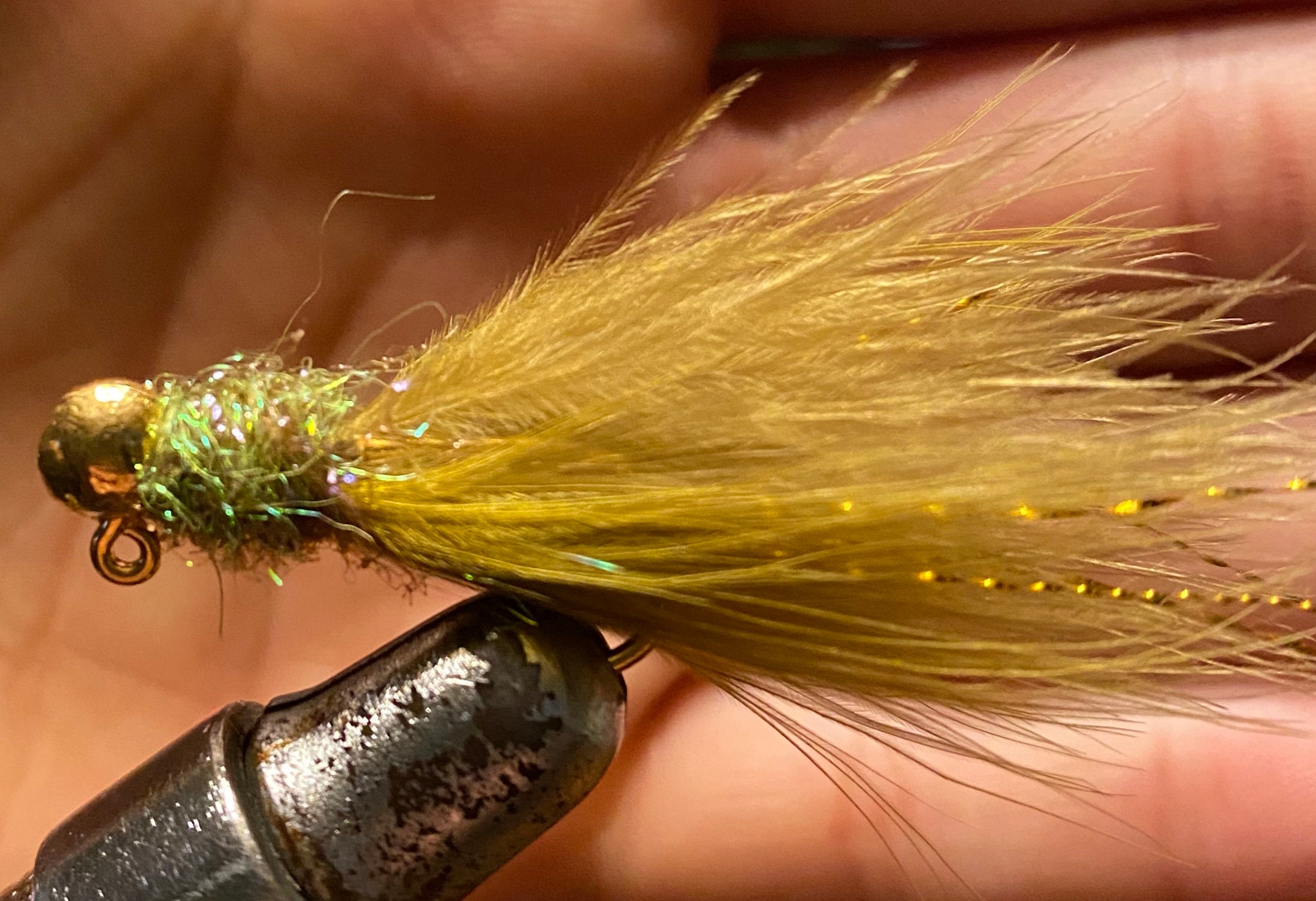 5 Hand Tied Marabou Jigs Trout Steelhead 1/16 oz. Olive Etsy