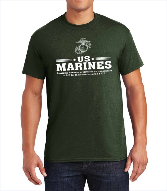 US Marines Shirt Army US Marines Shirt Unisex Adult | Etsy