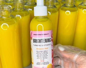 Brightening turmeric & vitamin c shower gel
