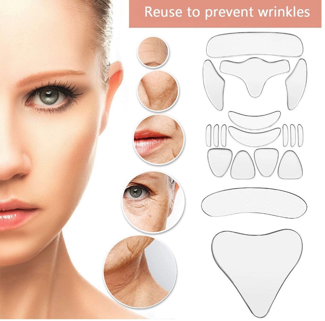 Elite Face Lift Pads18pc set Reusable Silicone Anti Etsy