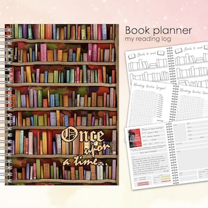 Buchtagebuch, Lesetagebuch, Leseplaner, Booktok, Lese-Tracker, Leseprotokoll, Buchrezensionstagebuch, Bücherregal