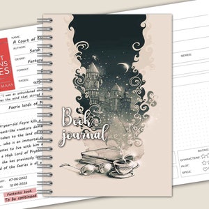 Book Journal, Reading Journal, Reading Planner, Booktok, Reading Tracker, Reading Log, Book Review Journal, Bookshelf