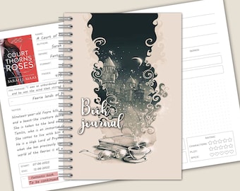 Reading Journal, Book Tracker & Reading Log, Book Journal Notebook for Book Lovers, 100 Book Tracker