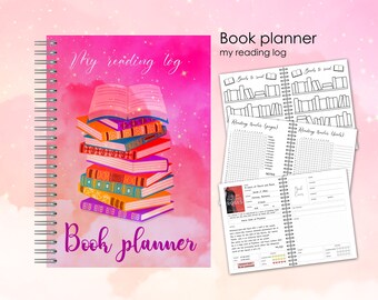 Reading Journal, Book Tracker & Reading Log, Book Journal Notebook for Book Lovers, 100 Book Tracker