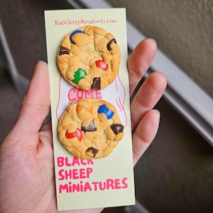 ポリマークレイ製M&Mクッキーマグネット – 冷蔵庫、ロッカー、オフィス装飾