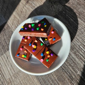 Cosmic Brownie Magnet - Little Debbie Polymer Clay Keychian - A Nostalgic Galaxy of Sweetness!
