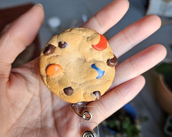 M&M Monster Cookie Badge Clip