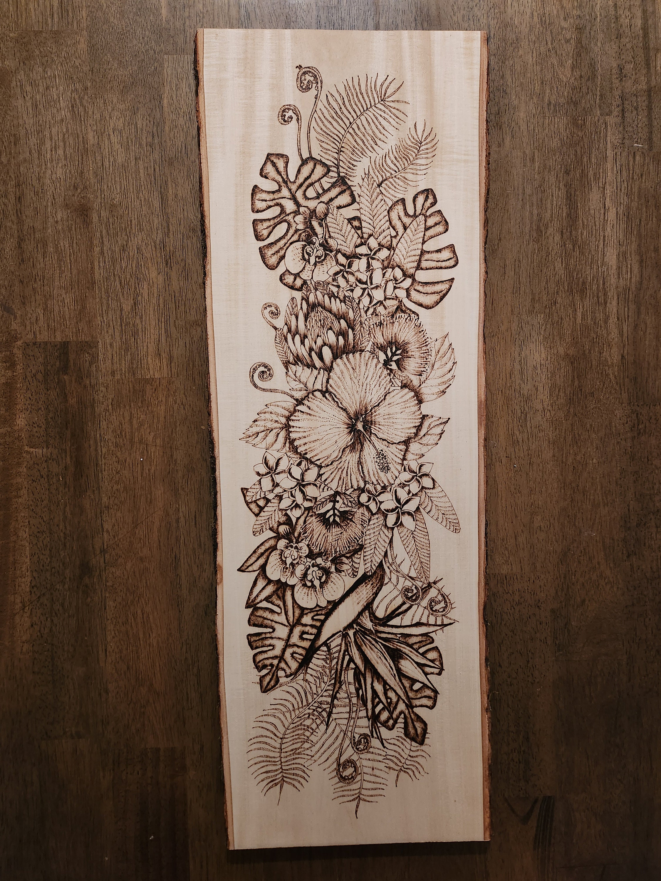 Custom Wood Burning Patterns: Flower Vine / Easy Pattern Template Design  Stencil / Pyrography Art Cutting Decor / Instant Download PDF File 
