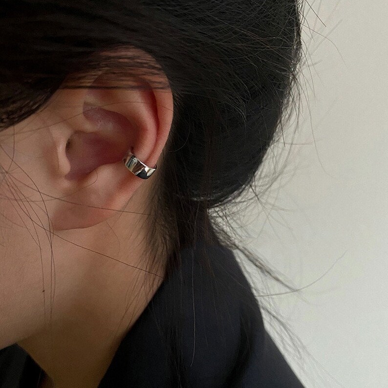 Ear Cuff Set Gold and Silver Clip on Earring Ear Climber Etsy