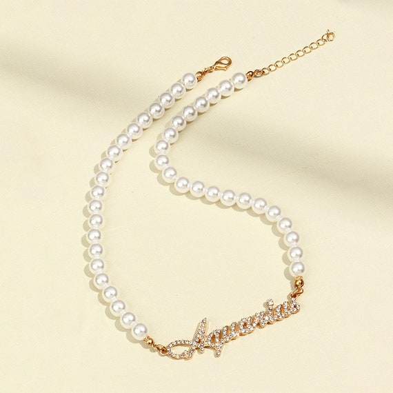 Zodiac Pearl Necklace Star Sign Pearl 