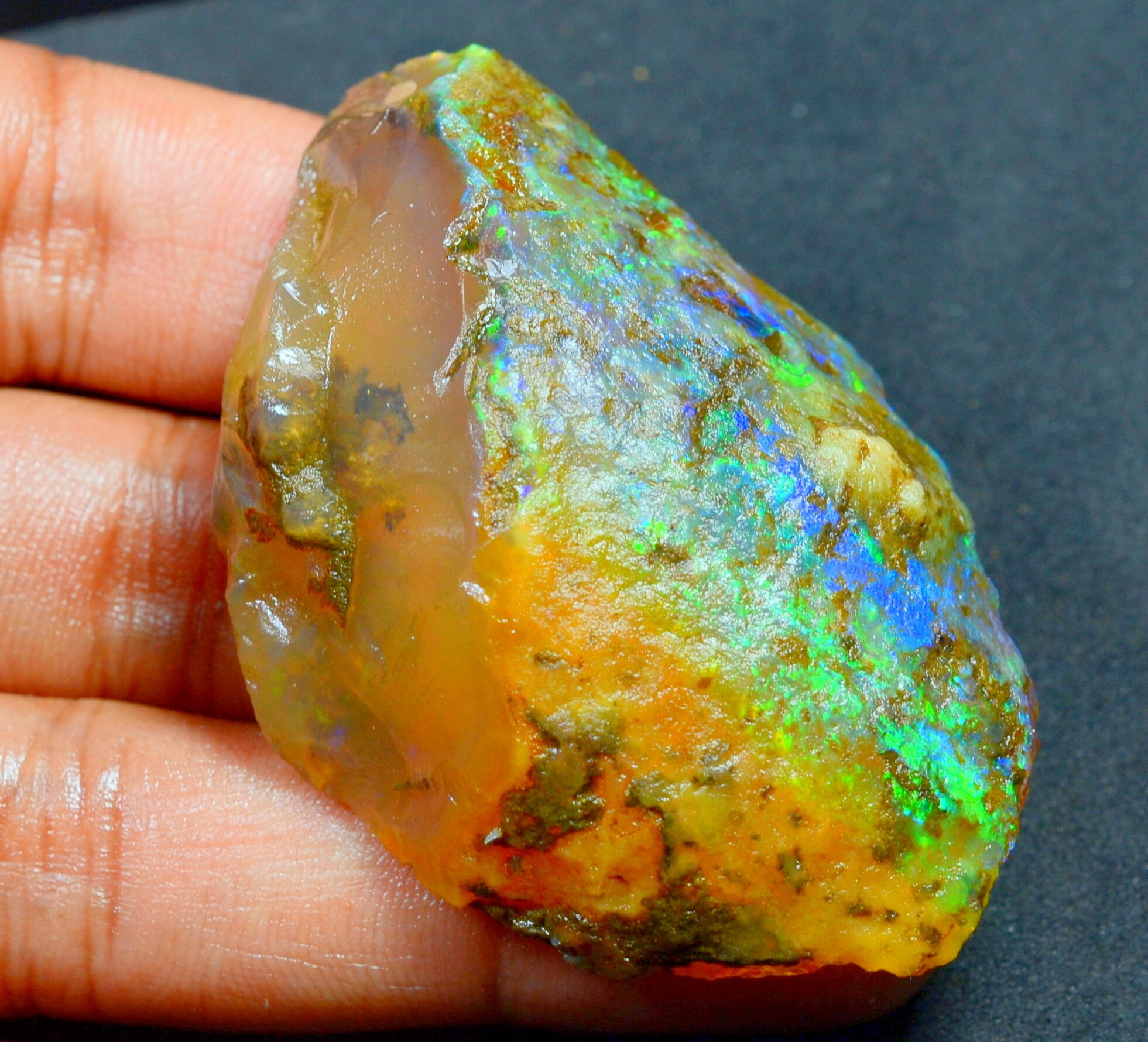100 Natural Ethiopian Opal Rough Opal Raw Fire Opal Raw Etsy