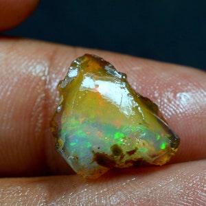 Fire Opal Raw,Multi Fire Opal Welo Opal Rough jewelry making Rainbow Fire Opal Raw Opal Raw 68 cts 100% Natural Ethiopian  Opal Rough