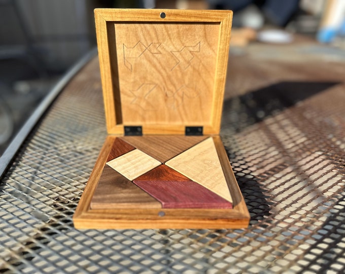 Hardwood Tangram Set