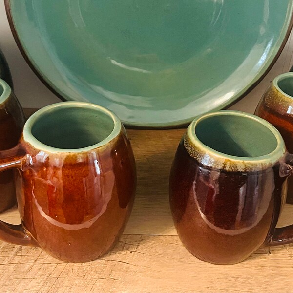 Country Fare Pottery Mugs / Tankards (Set of 6) John B. Taylor