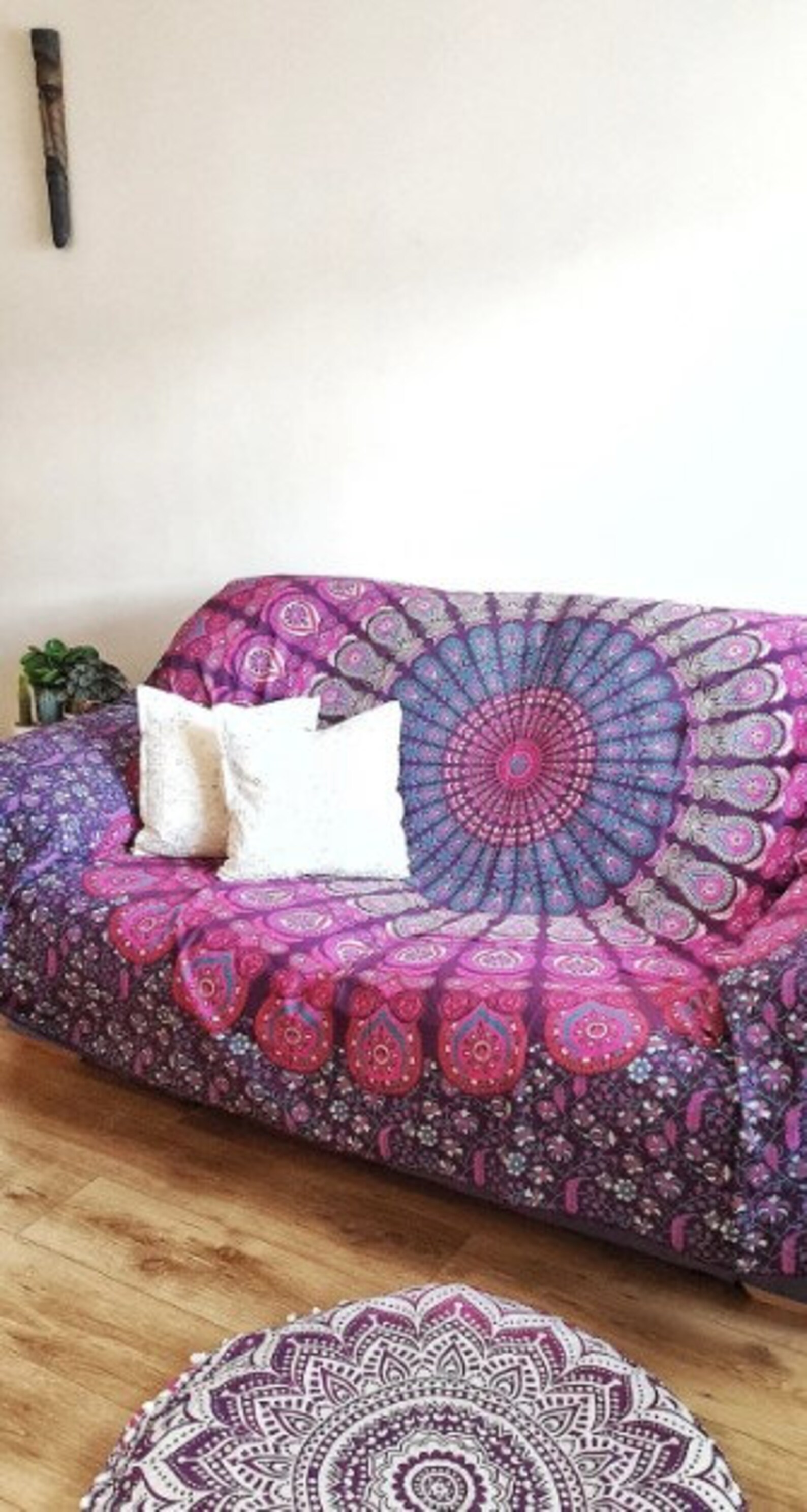 Indian Sofa Cover Bohemian Boho Sofa Couch Cover Handmade Etsy