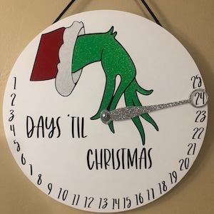 Grinch Countdown Wall Hanger