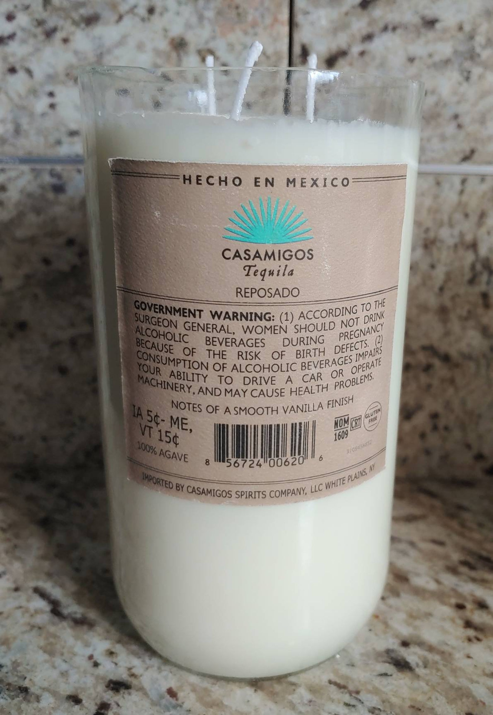 Casamigos Reposado Tequila Bottle Candle Large 1 Liter Candle Etsy