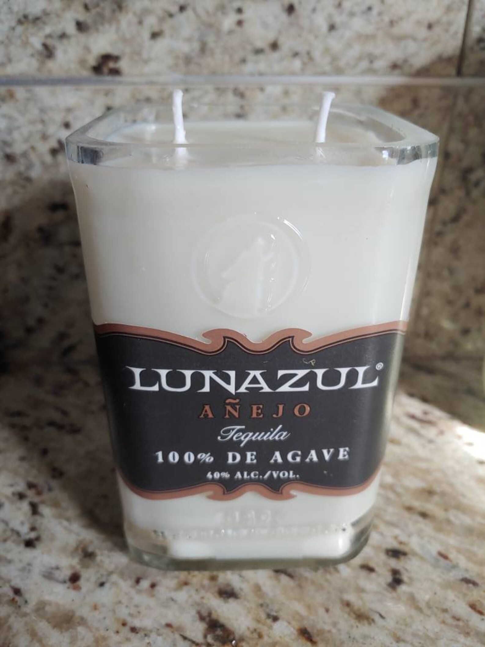 Candela lunazul anejo tequila bottiglia grande 25 25oz. Etsy