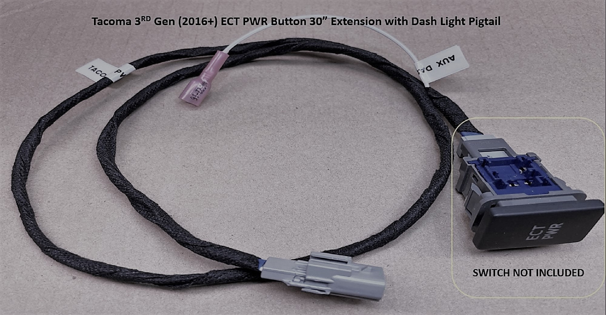 ECT PWR Switch Extension Harness With Dash Light Pigtail - Etsy