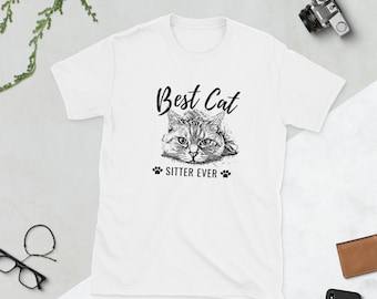T-shirt Divertente 'Lavoro Sodo Per Regalare Al Mio Gatto' – JNR Apparel – Uomo